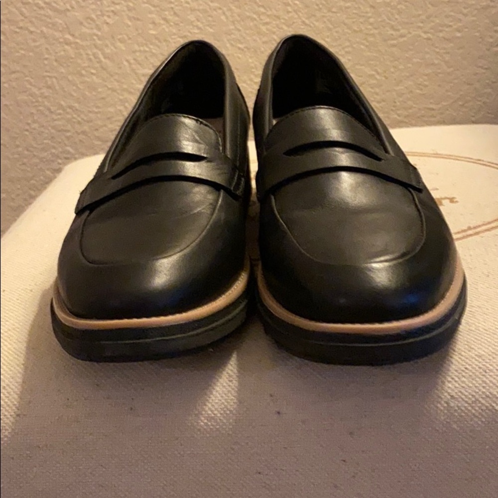 Clark’s penny loafers